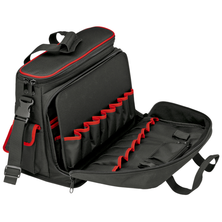 KNIPEX, sacoche pour ordinateur portable/outils, noire, 11 pièces 00 21 1