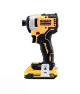 DEWALT DCF809D2T - Visseuse à chocs - Poignée pistolet - 1/4" - Noir, Jaune - 3200 tr/min - 190 Nm
