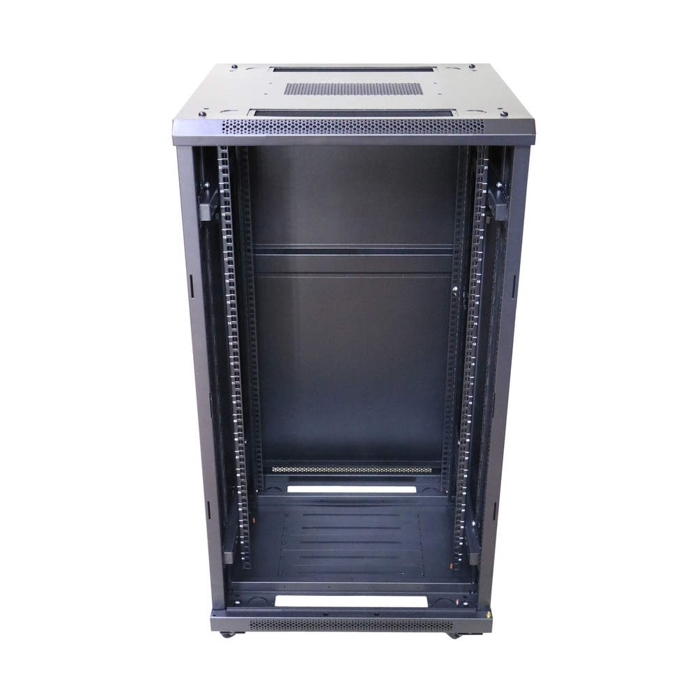 Extralink EX.14749 - Rack autoportant - 27U - 600 kg - Serrure à clé - Rails de rack - Pieds réglables
