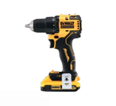 DEWALT DCD708D2T-QW - Tournevis électrique - Poignée pistolet - Noir, Jaune - 1650 tr/min - 450 tr/min - 26 N⁻¹
