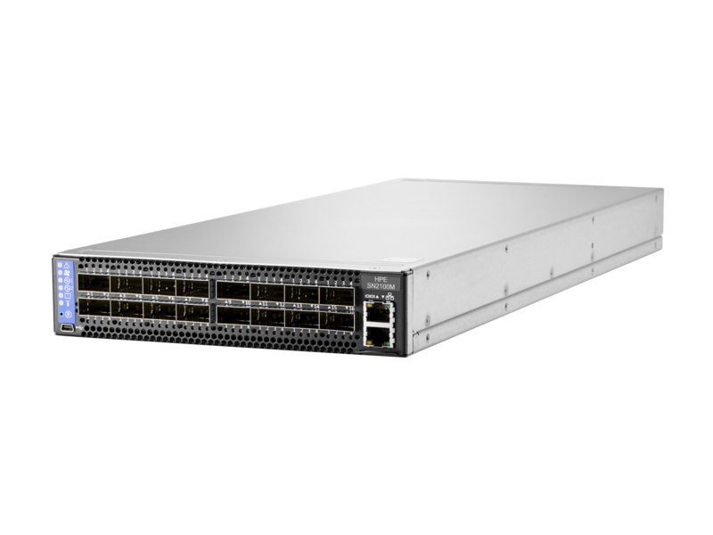 HPE StoreFabric SN2100M 100GbE 16 QSFP28 Switch L3 Hanterad (Q2F23A)