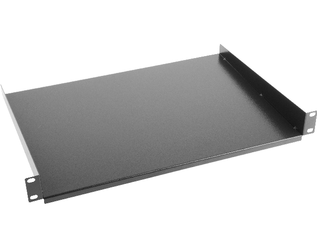AK-1008-B : Étagère rack 1U 19", 25 kg, noire