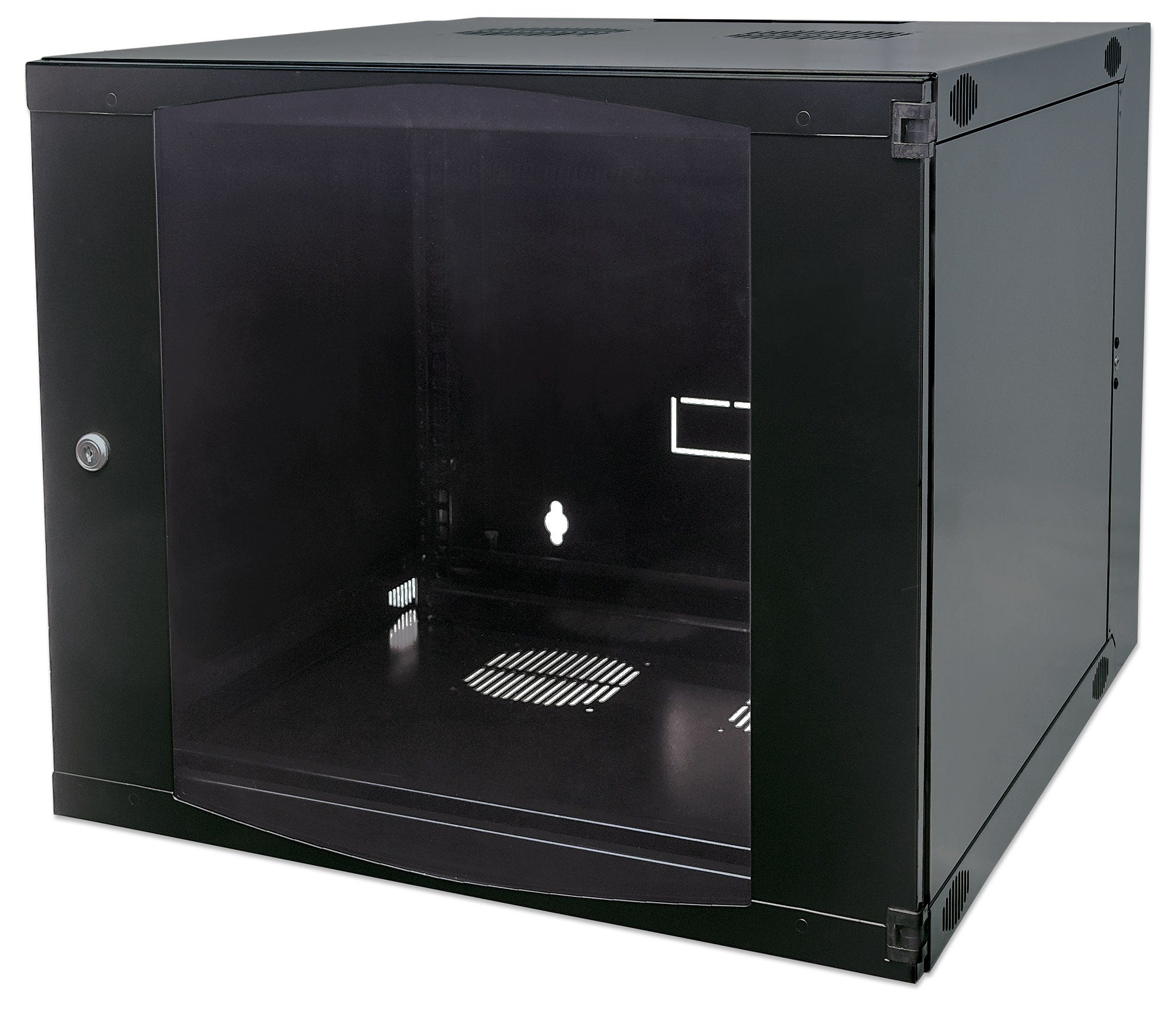 Armoire murale double section - RAL 7021 - 15U (19")