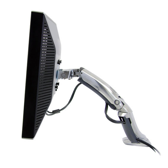 Ergotron MX Series Desk Mount LCD Arm - 13.6 kg - 76.2 cm (30") - 75 x 75 mm - 200 x 200 mm - Aluminium - 45-214-026