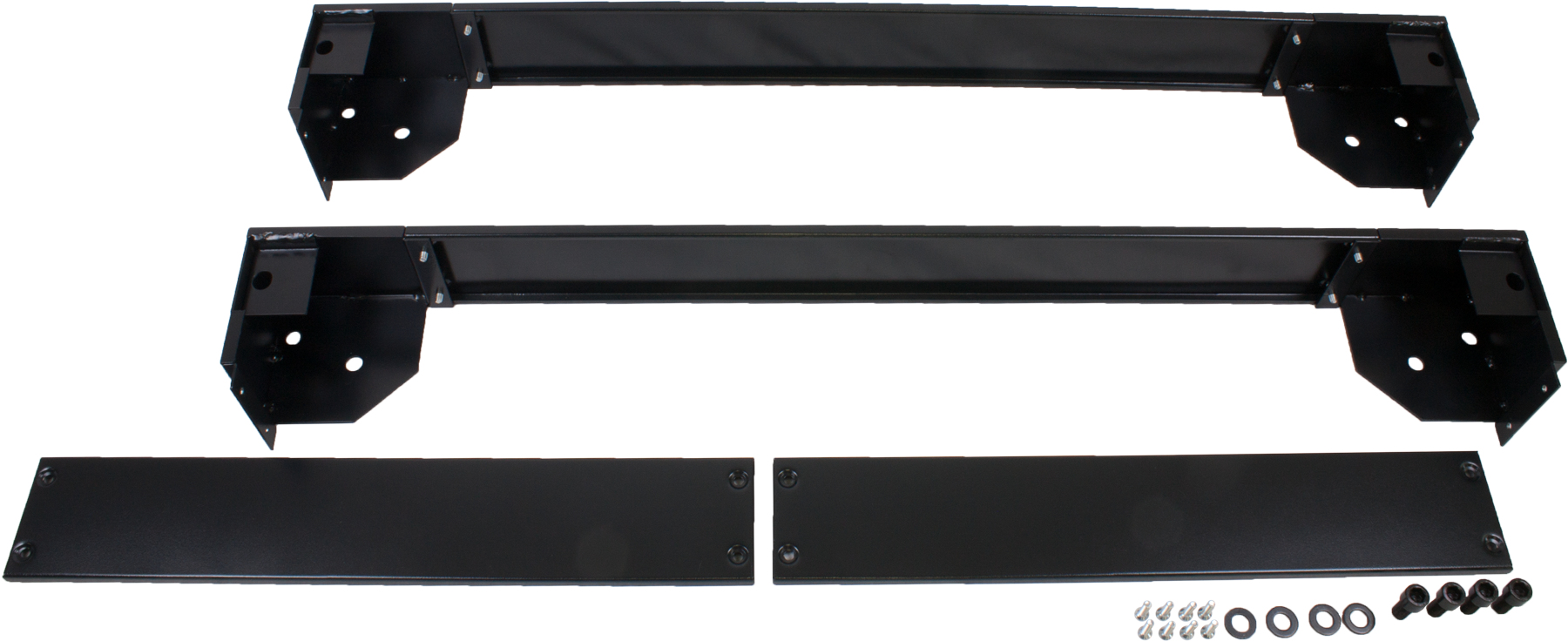 Rockstable 19" Plate-forme à roulettes creuses SPCC Acier Noir 800mm