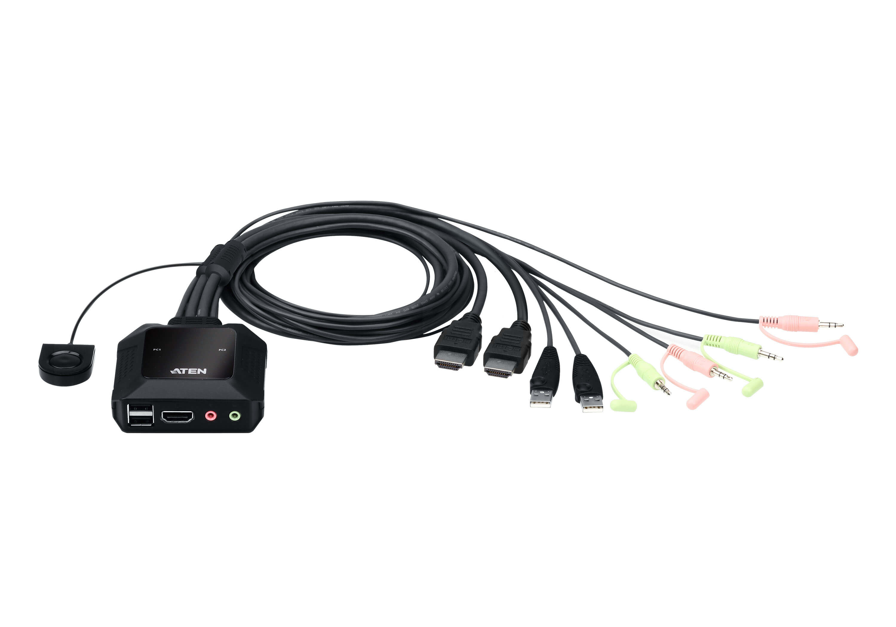 ATEN CS22H - Commutateur KVM / audio / USB