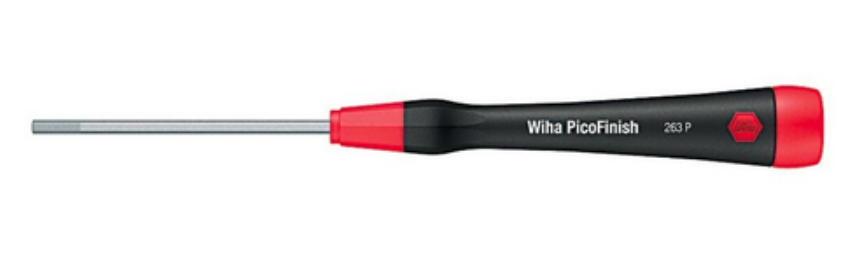 Wiha 42424 Tournevis, 15 cm, noir/rouge, 17 g, lame de 50 mm