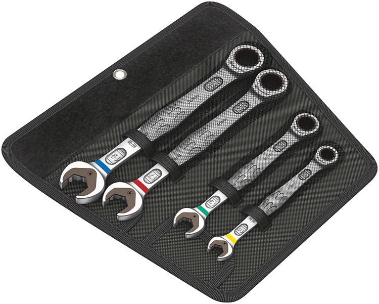 Wera Joker Set 4 pièces - 10, 13, 17, 19 mm - Acier inoxydable - Acier - Mat - Allemagne - 4 pièce(s)