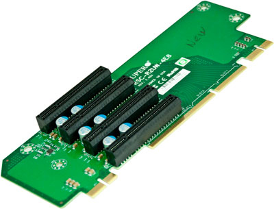 Supermicro RSC-R2UW-4E8 Carte d'interface/Adaptateur PCIe intégré