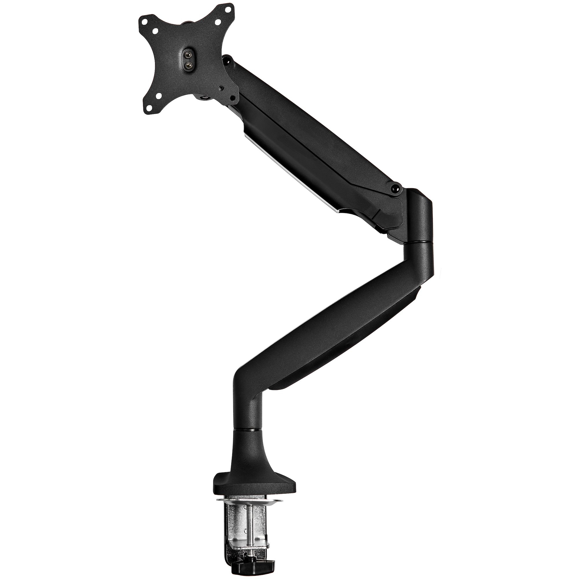 StarTech Single Monitor Arm - Table mount - freely movable - up to 81.30cm (32") screens - VESA - robust aluminum - black - Table mount for LCD display (adjustable arm) - robust aluminum - black - Screen size: 33.5-81.3 cm (13.1"- - ARMPIVOTHDB