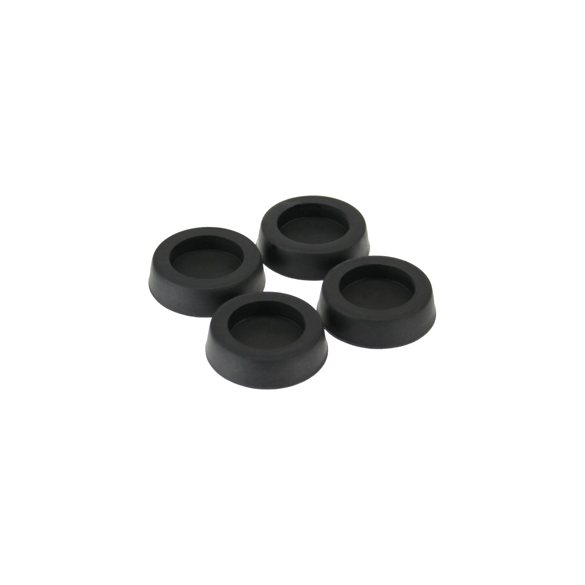 Pieds en caoutchouc pour boîtier PC InLine, lot de 4