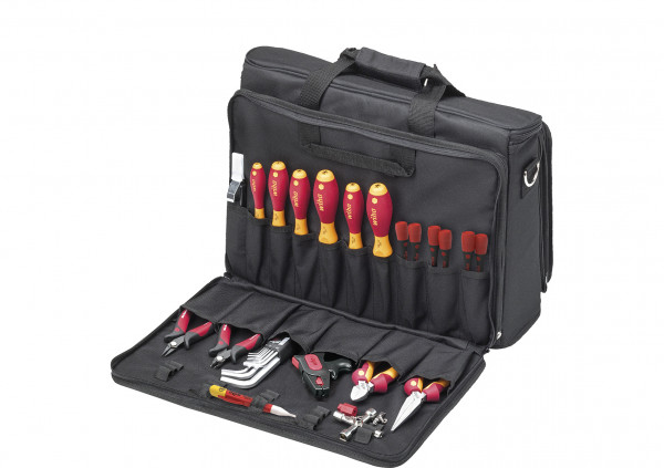 Wiha 43879 Kit d'outils, rouge/jaune, 5,88 kg, 29 outils