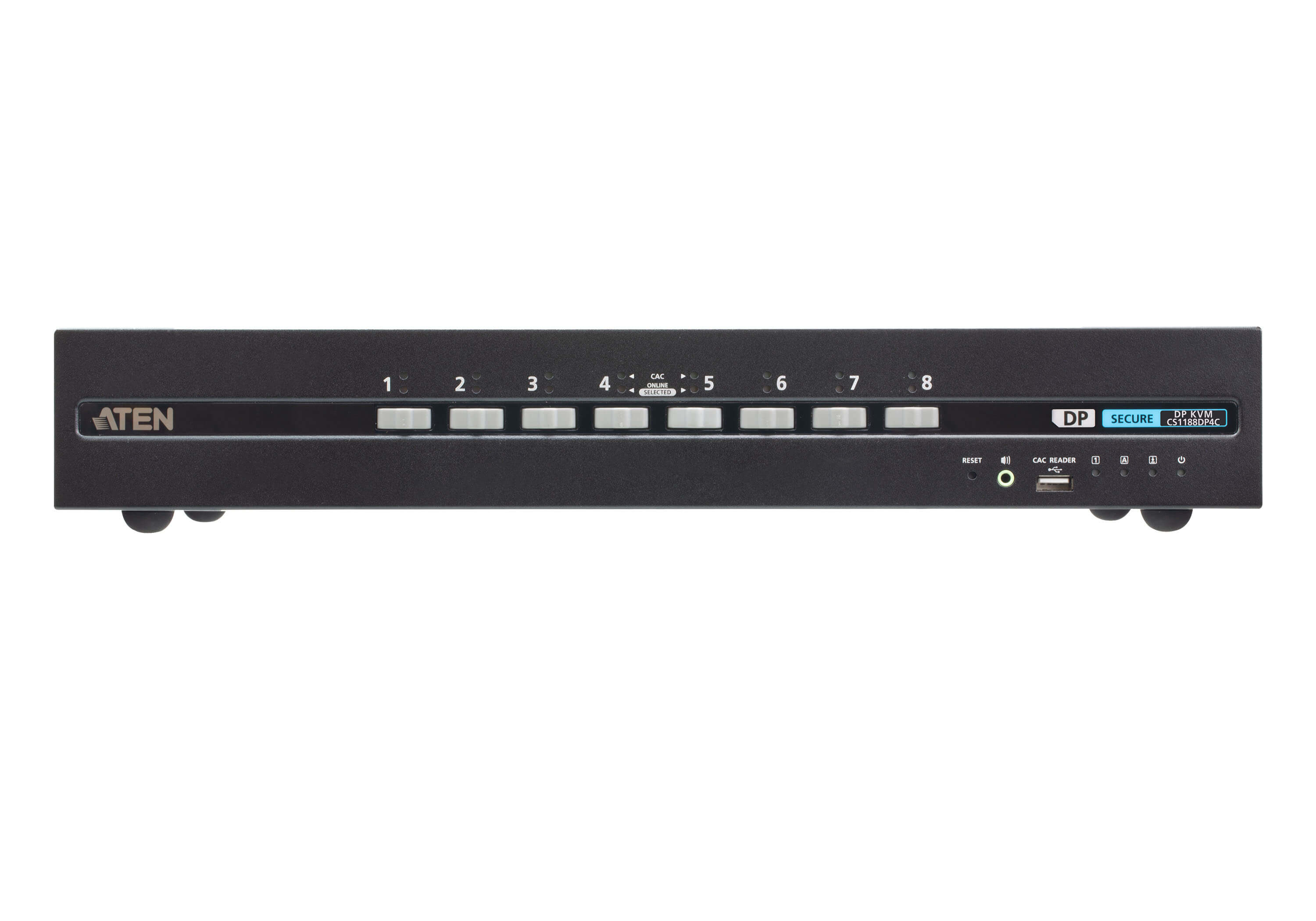 ATEN 8-Port USB DisplayPort KVM - 4K Secure CAC Switch PP4.0