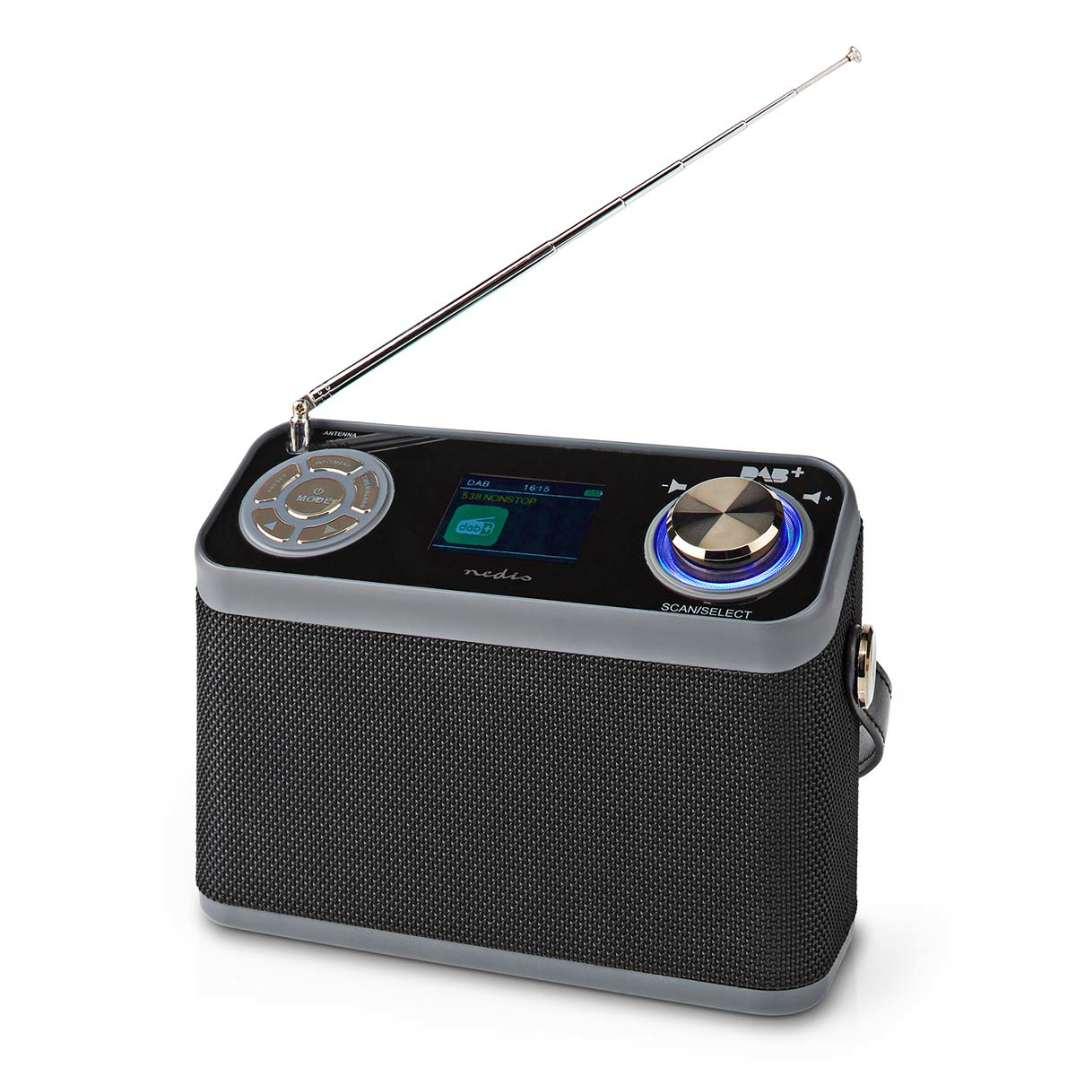 Radio Nedis DAB+ FM Écran couleur 2,4"