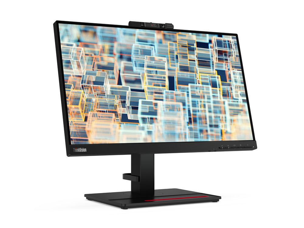 ThinkVision T22v-20 - LED-Monitor - 54.6 cm (21.5") (21.5" sichtbar) - 1920 x 1080 Full HD (1080p) - IPS - 250 cd/m? - 1000:1 - 4 ms - HDMI, VGA, DisplayPort - Lautsprecher - Raven Black - 61FBMAT6EU