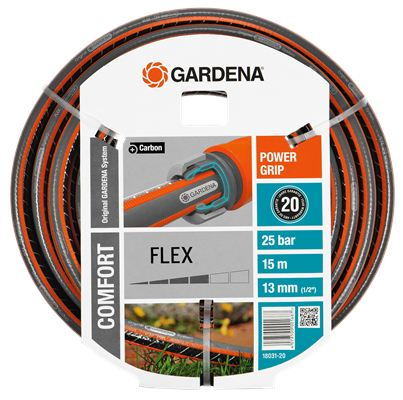 Gardena 18031 - 15 m - Black,Orange - Hose only - 25 bar - 18031