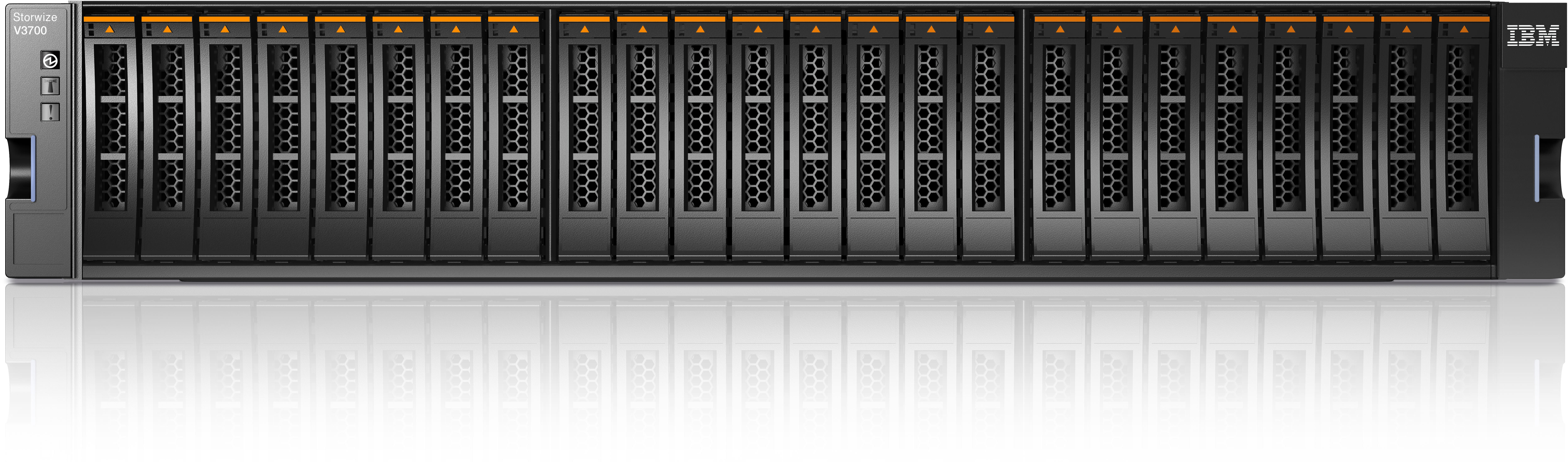 IBM V3700 - Serial Attached SCSI (SAS) - 2.5" - 28.3 kg - Rack (2U)