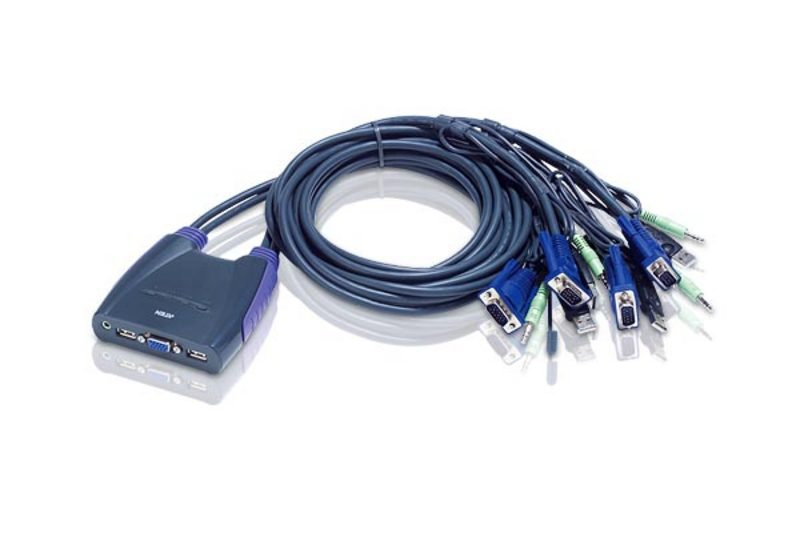 ATEN Petite CS64US - Commutateur KVM / audio / USB