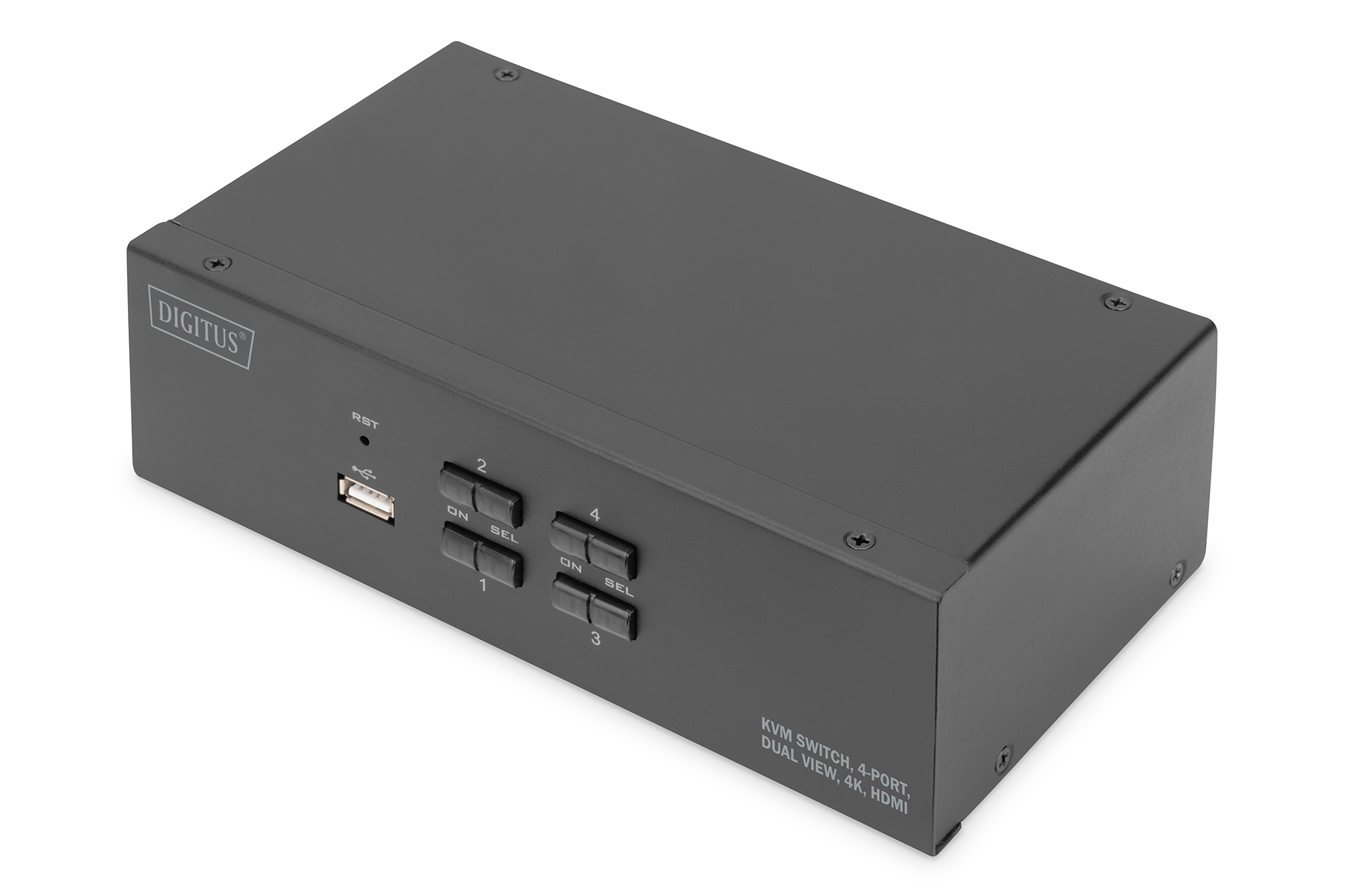 DIGITUS 4-portars HDMI KVM 4K - DS-12883