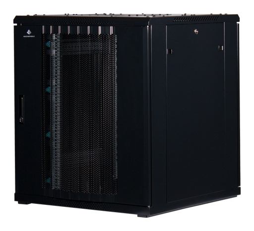 Rockstable 18U 19" Armoire de serveur Porte maillée Autoportante
