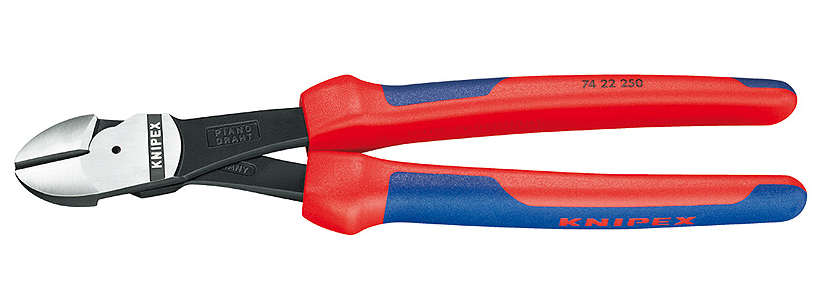 Pince coupante diagonale KNIPEX 74 22 250 - Acier chrome-vanadium