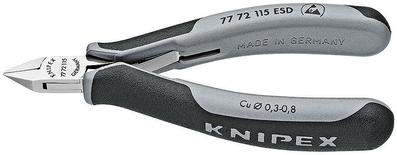 KNIPEX 77 72 115 Pince coupante diagonale ESD - 11,5 cm - 69 g
