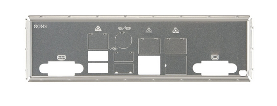 Supermicro MCP-260-00042-0N - Rack - Bouclier d'E/S - Métal - Métallisé - X9 - 1 pièce(s)