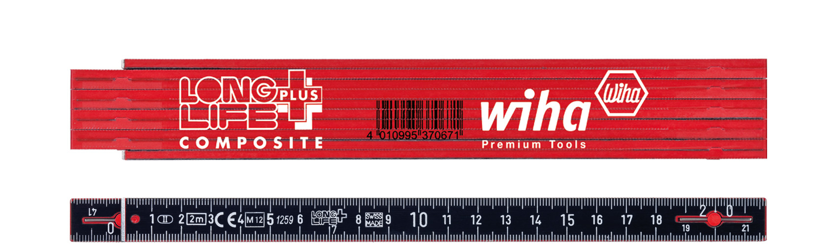 Wiha 410 2005 Ruban à mesurer, 2 x 15 mm, 124 g