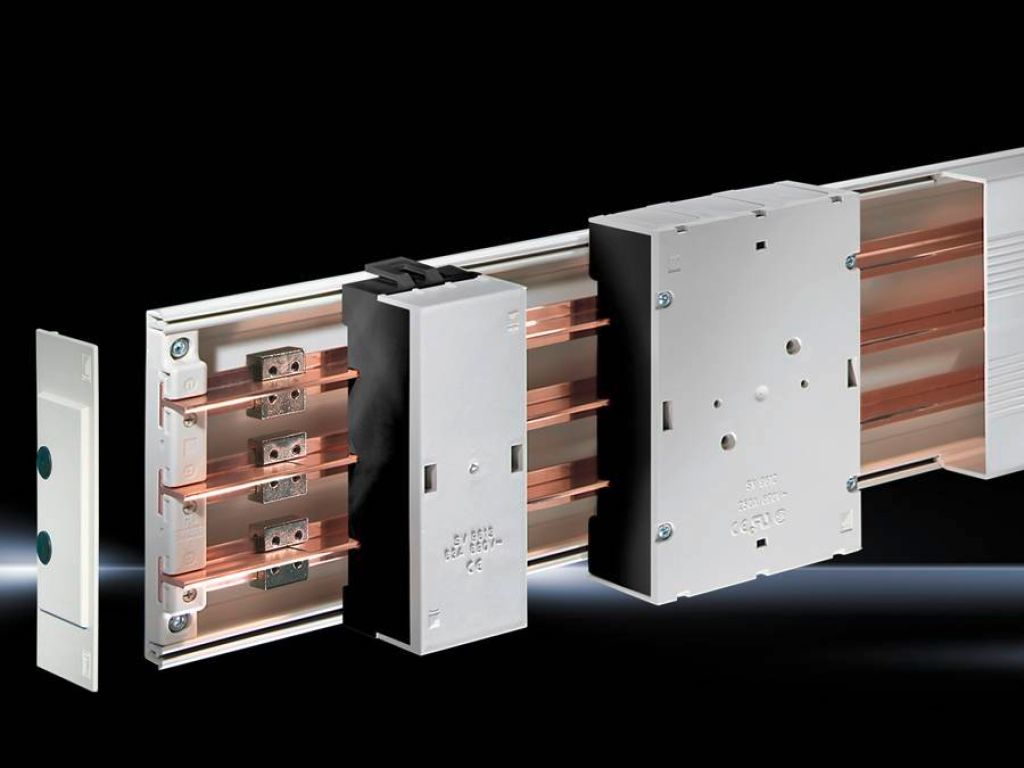 Contact rail Rittal Mini-PLS SV 9611.000 cuivre