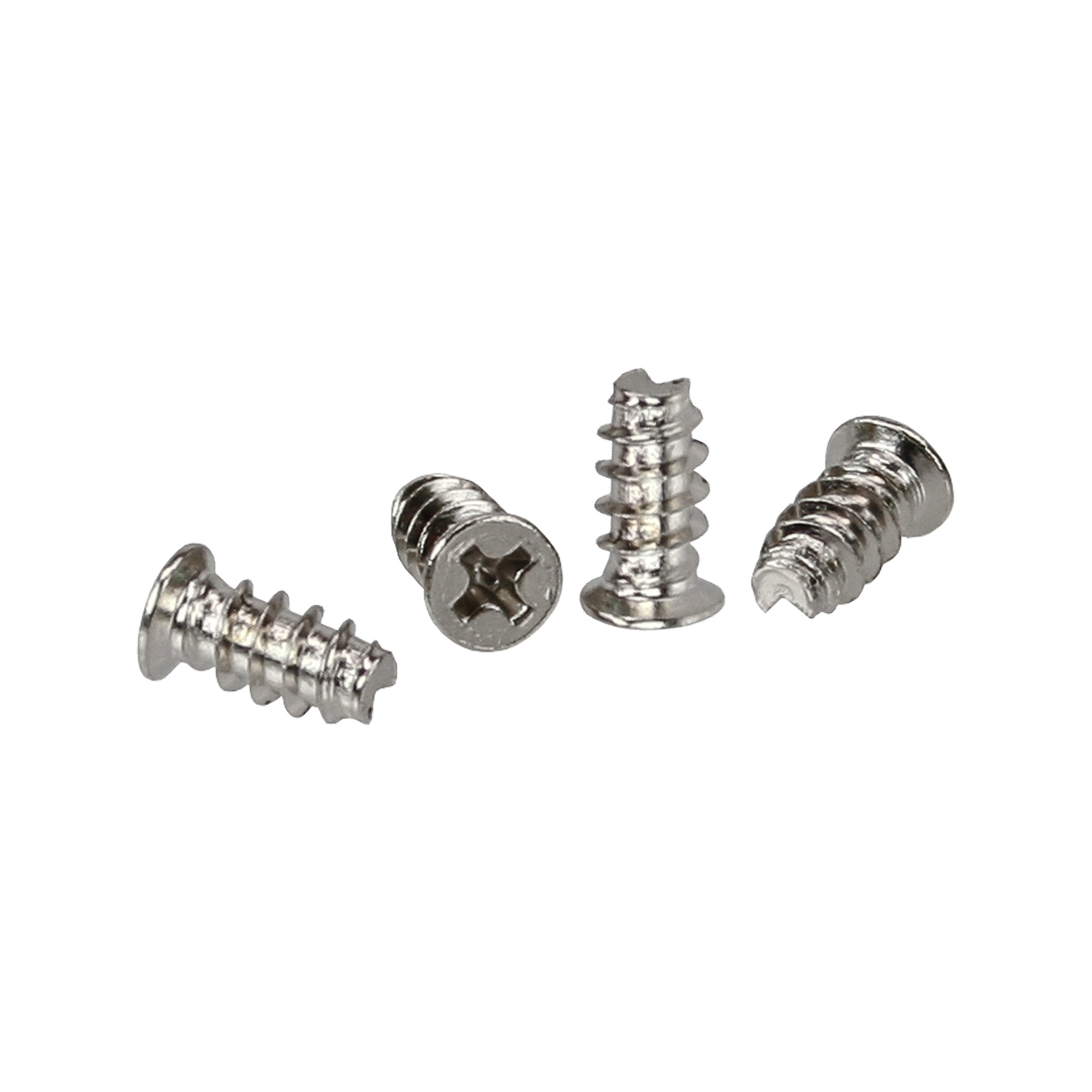 Vis pour ventilateur en ligne 5 x 10 mm, 50 pièces, argent