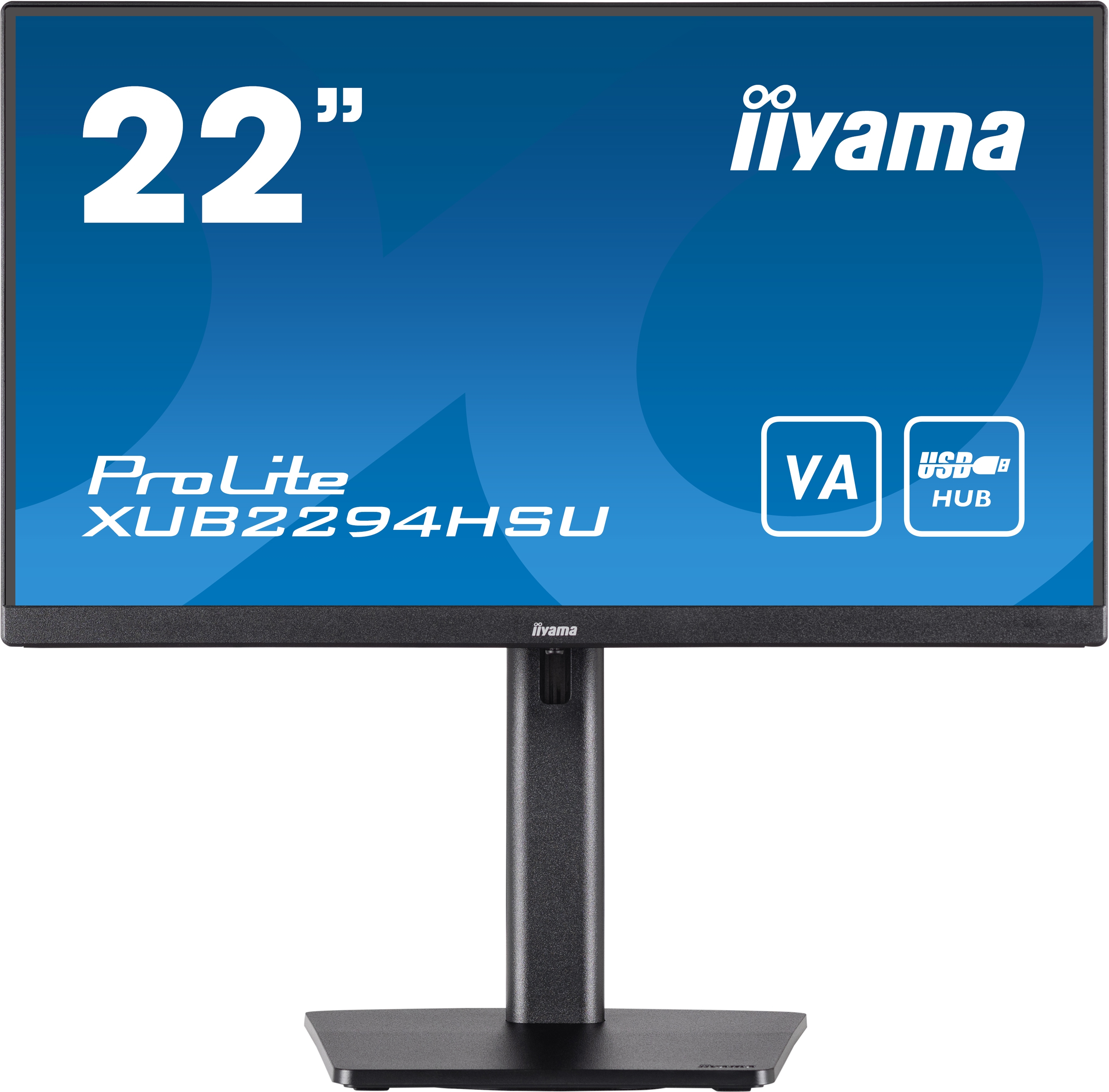 Iiyama ProLite XUB2294HSU-B2 - 54.6 cm (21.5") - 1920 x 1080 pixels - Full HD - LCD - 1 ms - Black