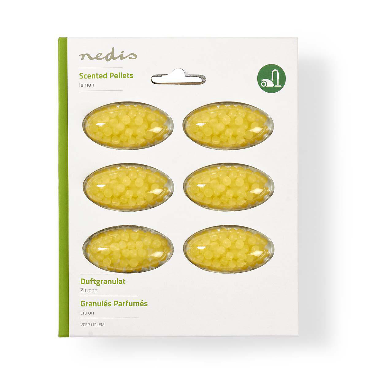 Perles de citron sous vide Nedis, paquet de 6