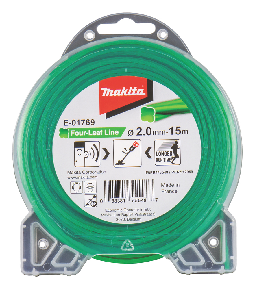 Makita E-01769 Fil de coupe Vert 2mm 15m