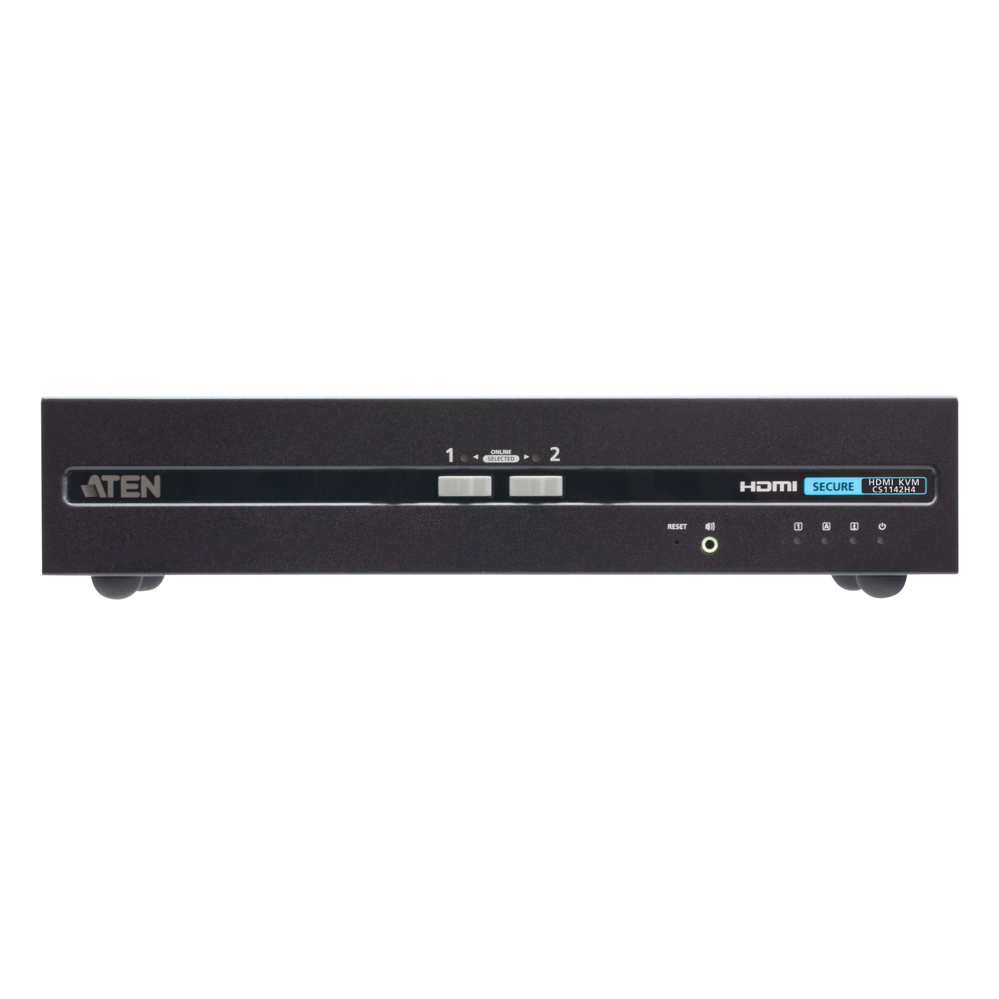 Commutateur KVM HDMI 4K USB 2 ports ATEN - Contrôle serveur sécurisé à double affichage