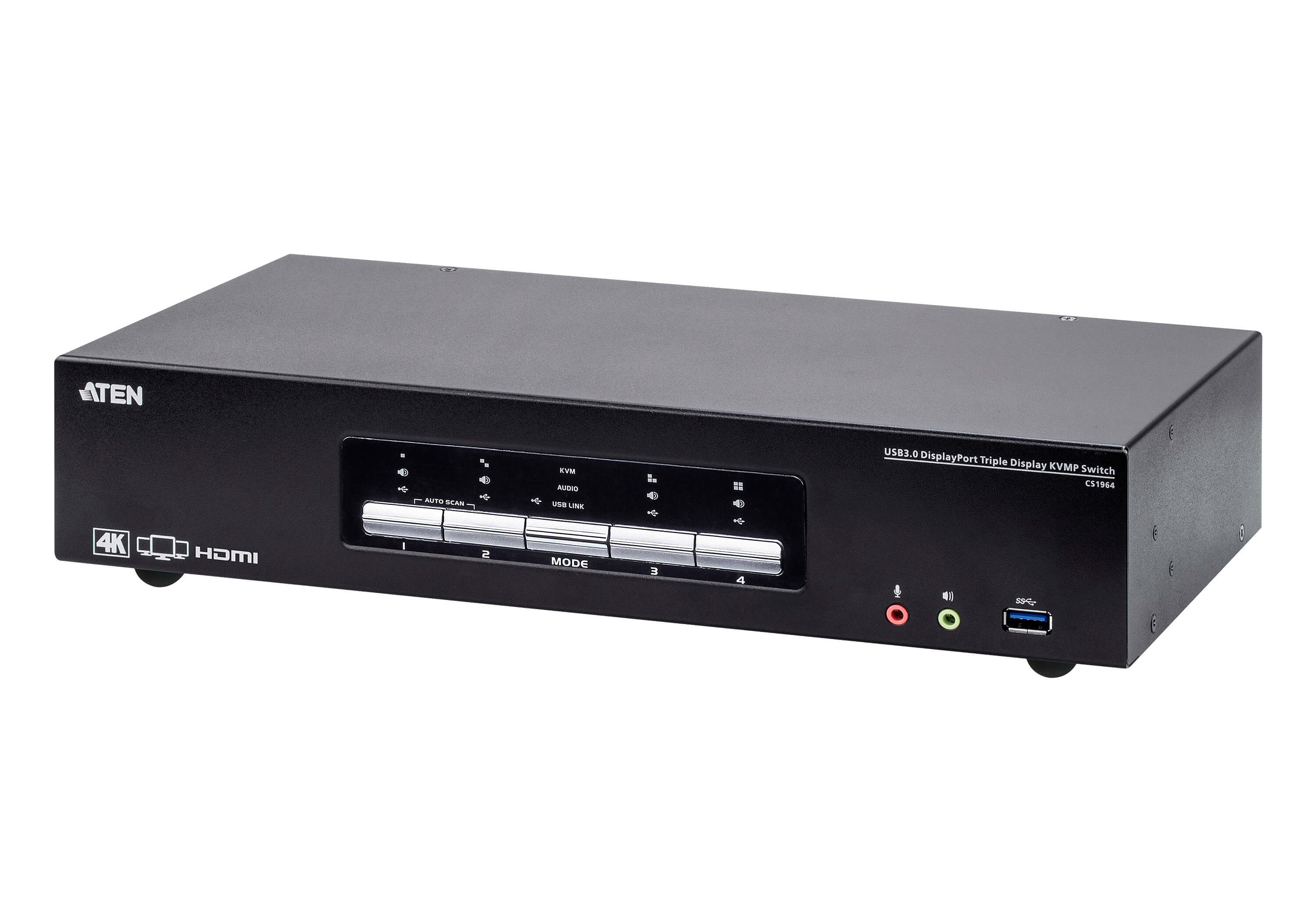ATEN CS1964 - Commutateur KVM / audio / USB