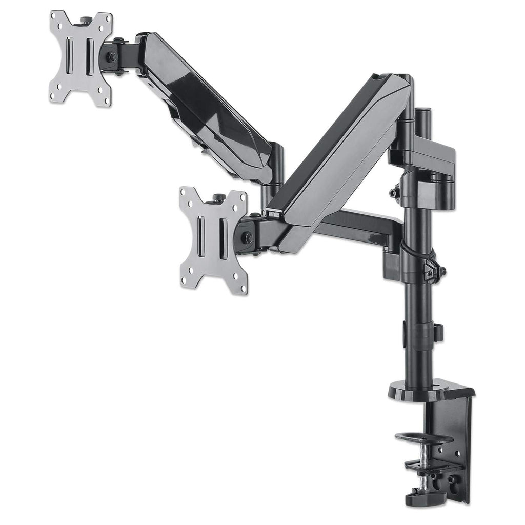 Support de bureau pour double écran Manhattan 10-27"