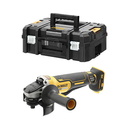 DEWALT DCG406NT-XJ - Ponceuse à disque - Noir - Gris - Jaune - Aluminium - Plastique - Caoutchouc - 9000 tr/min - 96 dB - 85 dB