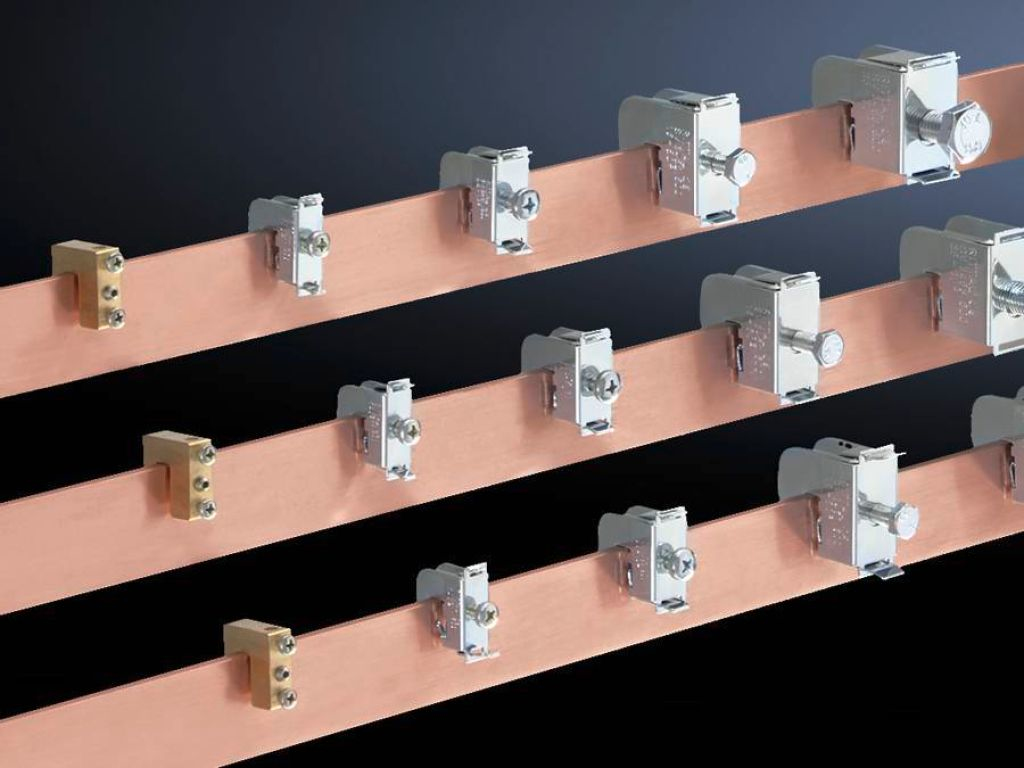 Rittal connection terminals for round conductors 1-4 mm² for E-Cu 5 mm - 3450500