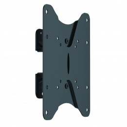 Support mural TV fin Equip 23"-42" - 106,7 cm (42") - 75 x 75 mm - 200 x 200 mm - -15 - 10° - Acier - Noir
