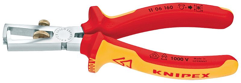 KNIPEX 11 06 160 Isolation de protection - 166 g - Orange, Rouge
