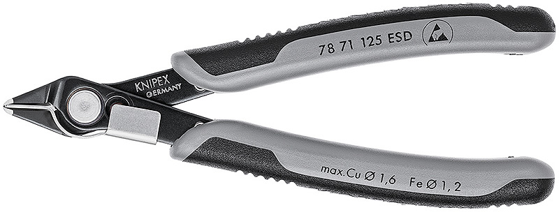 KNIPEX 78 71 125 ESD - Pince coupante diagonale 125 mm 57 g