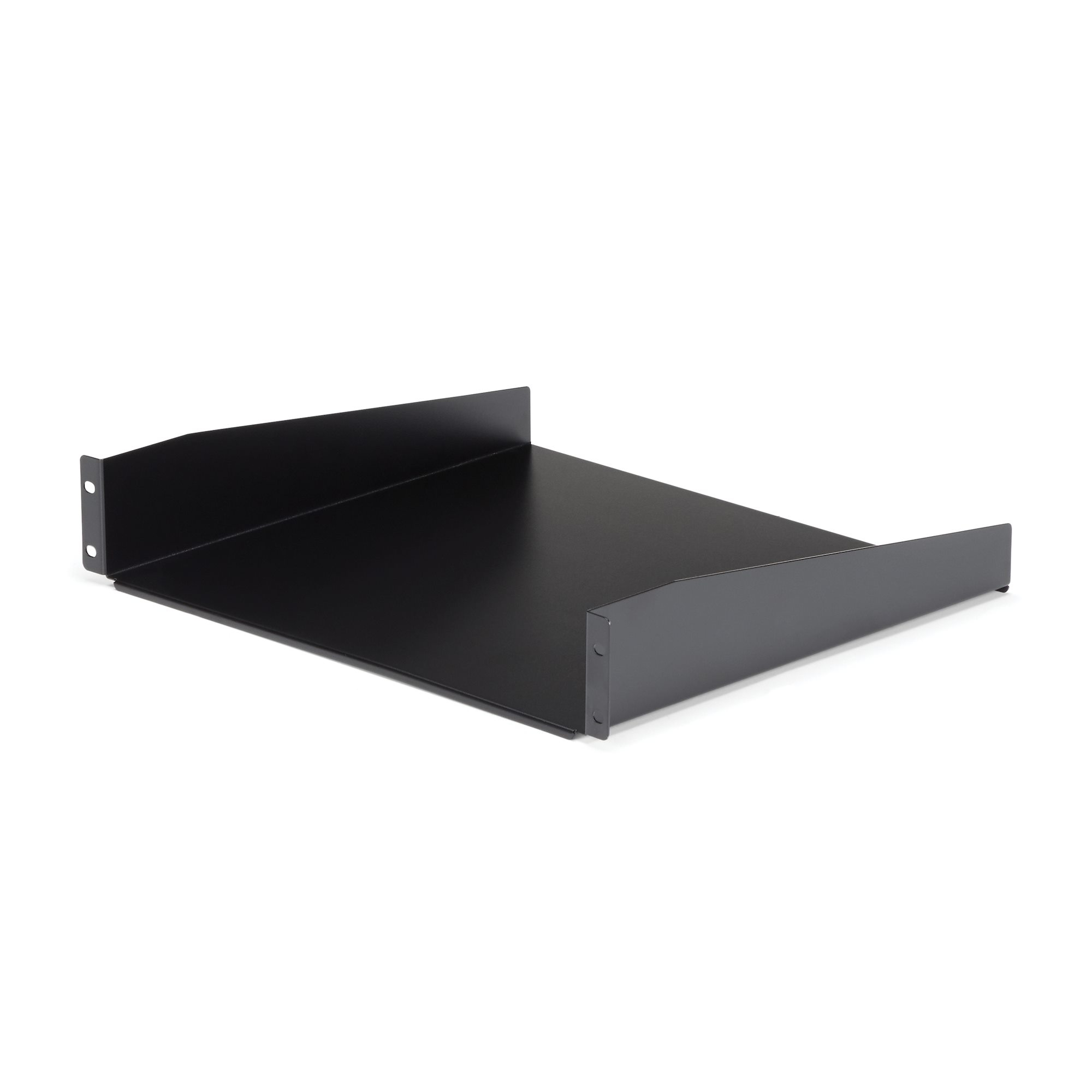 StarTech Black Standard Universal Server Rack Shelf 2U - CABSHELF