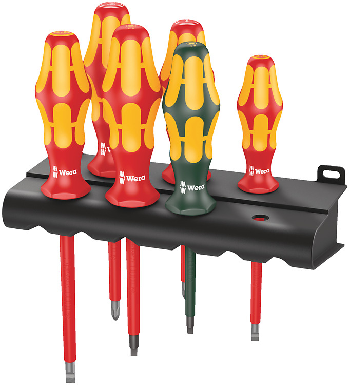 Rack Wera 160 i/168 i/6 | Jeu de tournevis Kraftform Plus