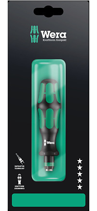 Tournevis d'atelier Wera 816 R 1/4" 6,3 mm DIN 3126 ISO