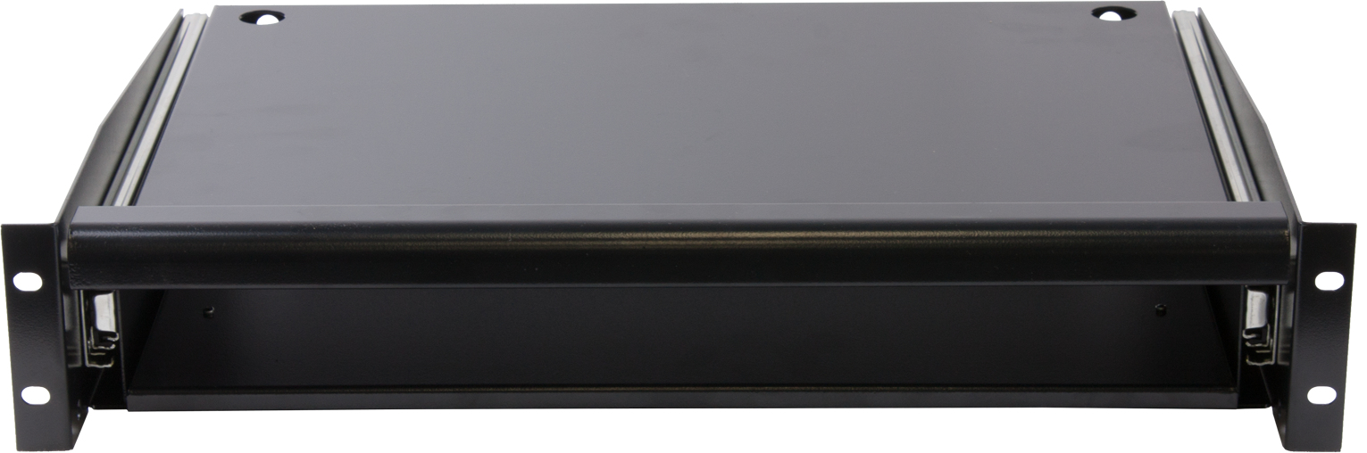 Rockstable 2U 19" Tiroir SPCC Acier Noir