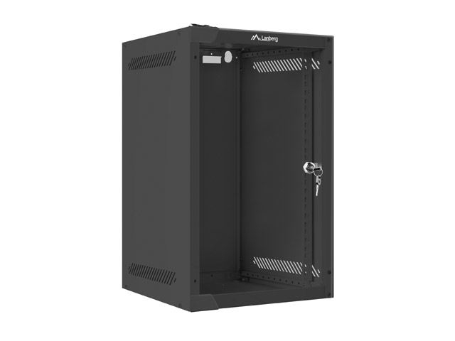 WF10-2309-10B: 9U Wall-Mount Rack, 20kg, Black - WF10-2309-10B
