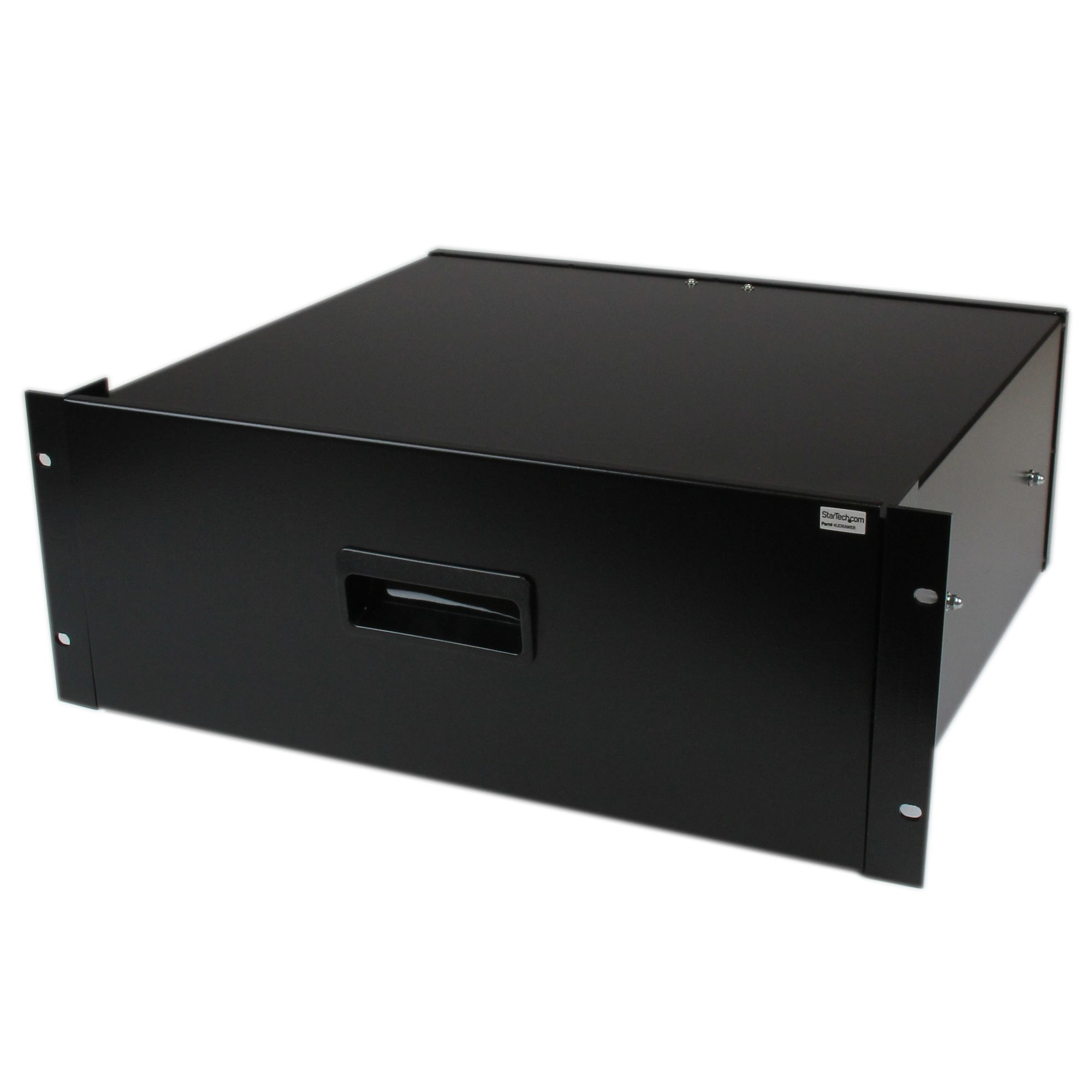 StarTech 4U Black Steel Storage Drawer for 19in Racks - 4UDRAWER