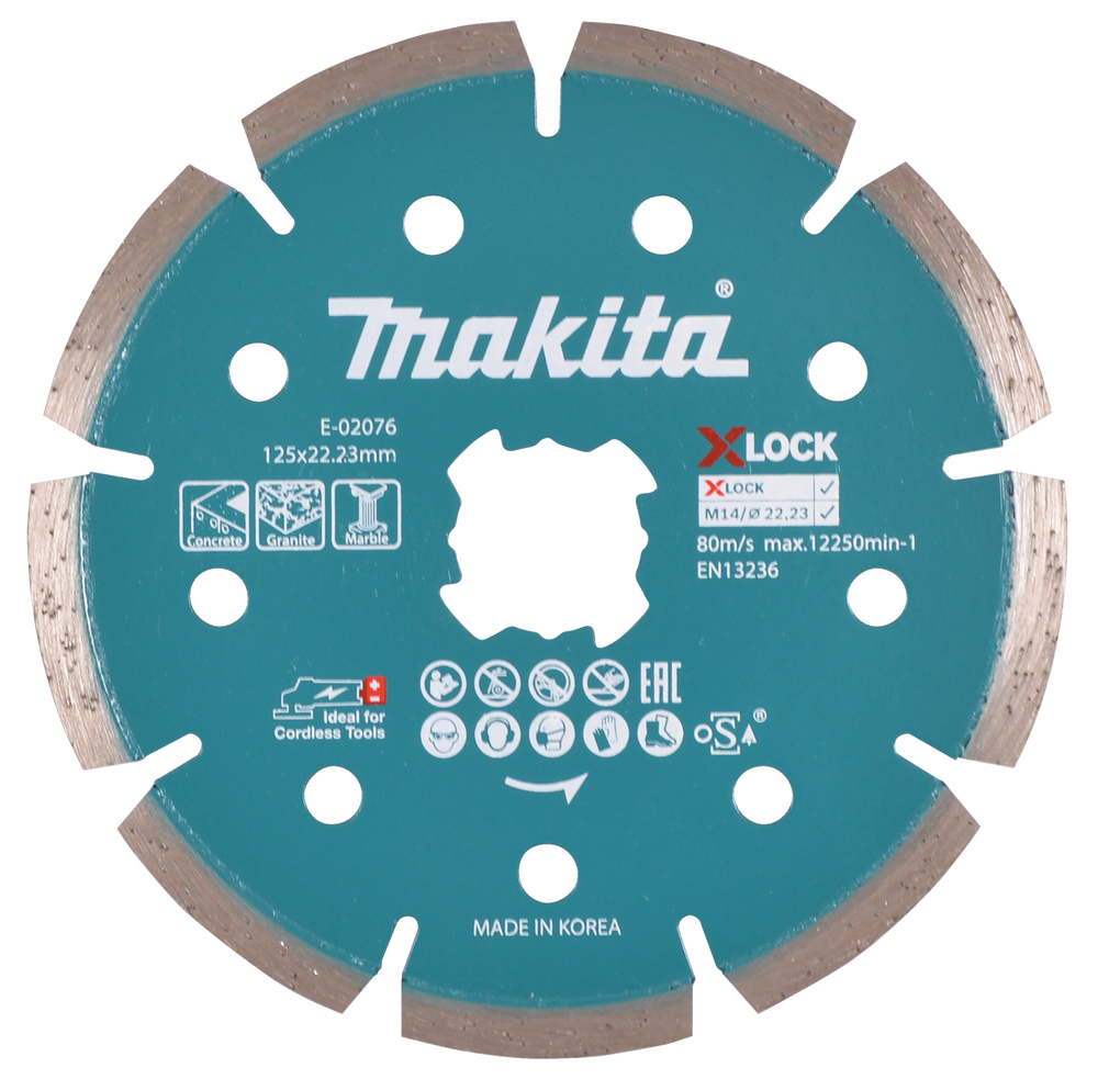 Makita E-02076 Segment de disque diamanté 125x1.6mm