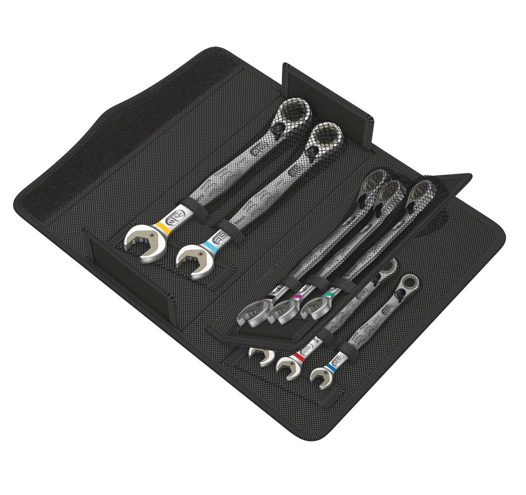 Wera 6001 Joker Switch 8 Imperial Set 1| Jeu de cliquets combinés