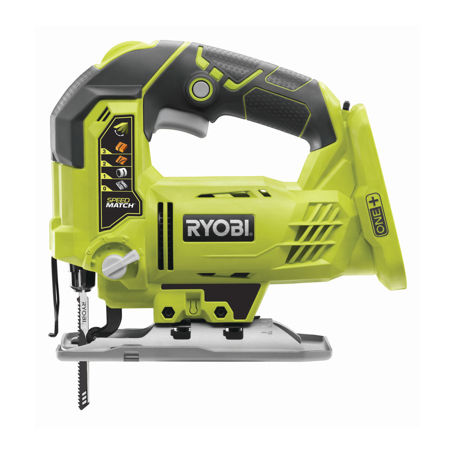 Ryobi R18JS-0 - Green - Grey - 45° - 0 - 45° - 10.1 cm - 6 mm - 8.3 m/s²